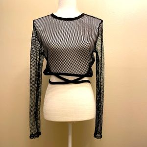 Net crop top